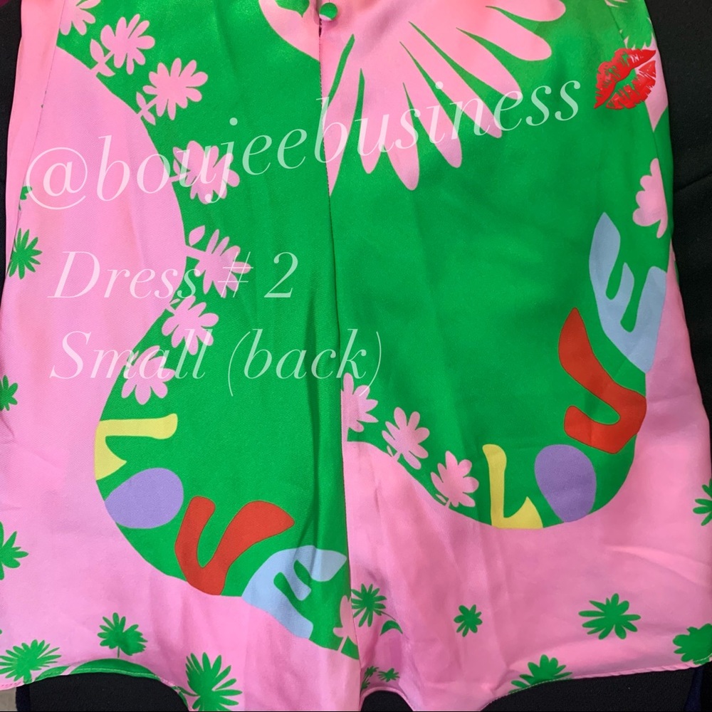 ZARA BNWT Pink Satin Effect Floral Print Mini Dress - Picture 10 of 10